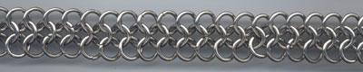 European 4-in-1 chain made of 16 ga (.064) x 1/4 I.D. stainless steel