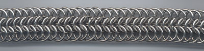 European 6-in-1 chain made of 16 ga (.064) x 5/16 I.D. stainless steel