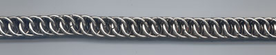 Half Persian 4-in-1 chain made of 16 ga (.064) x 5/16 I.D. stainless steel