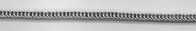 Half Persian 4-in-1 chain made of 20 ga (.036) x 5/32 I.D. stainless steel