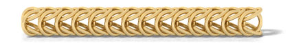 Box Chain, 12 AWG, rendered in POV-Ray